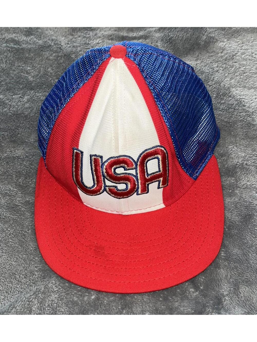 Vintage Lucky Stripes USA Americana 🇺🇸 Trucker Hat Cap with SnapBack